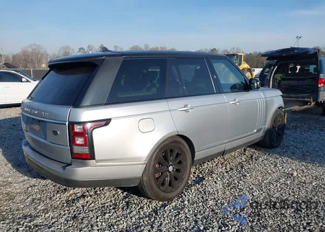 2016 Land Rover Range Rover 3.0L V6 Supercharged Hse z USA, uszkodzony, nr VIN SALGS2VF8GA255140